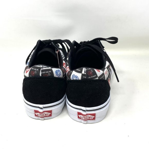 VANS Old Skool Love Shoes Men Letters Black Canvas Skate Casual Size VN0A5JMIB0A - Picture 7 of 8
